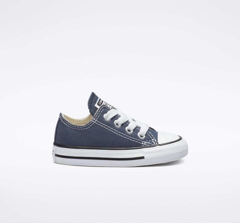 Chlapecké Nízké Converse Chuck Taylor All Star Classic Toddler Tmavě Blankyt | 163504LEV