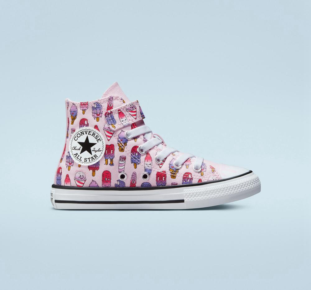 Chlapecké Vysoké Converse Chuck Taylor All Star Easy On Frozen Treats Little Kids Růžové Růžové | 407183BET