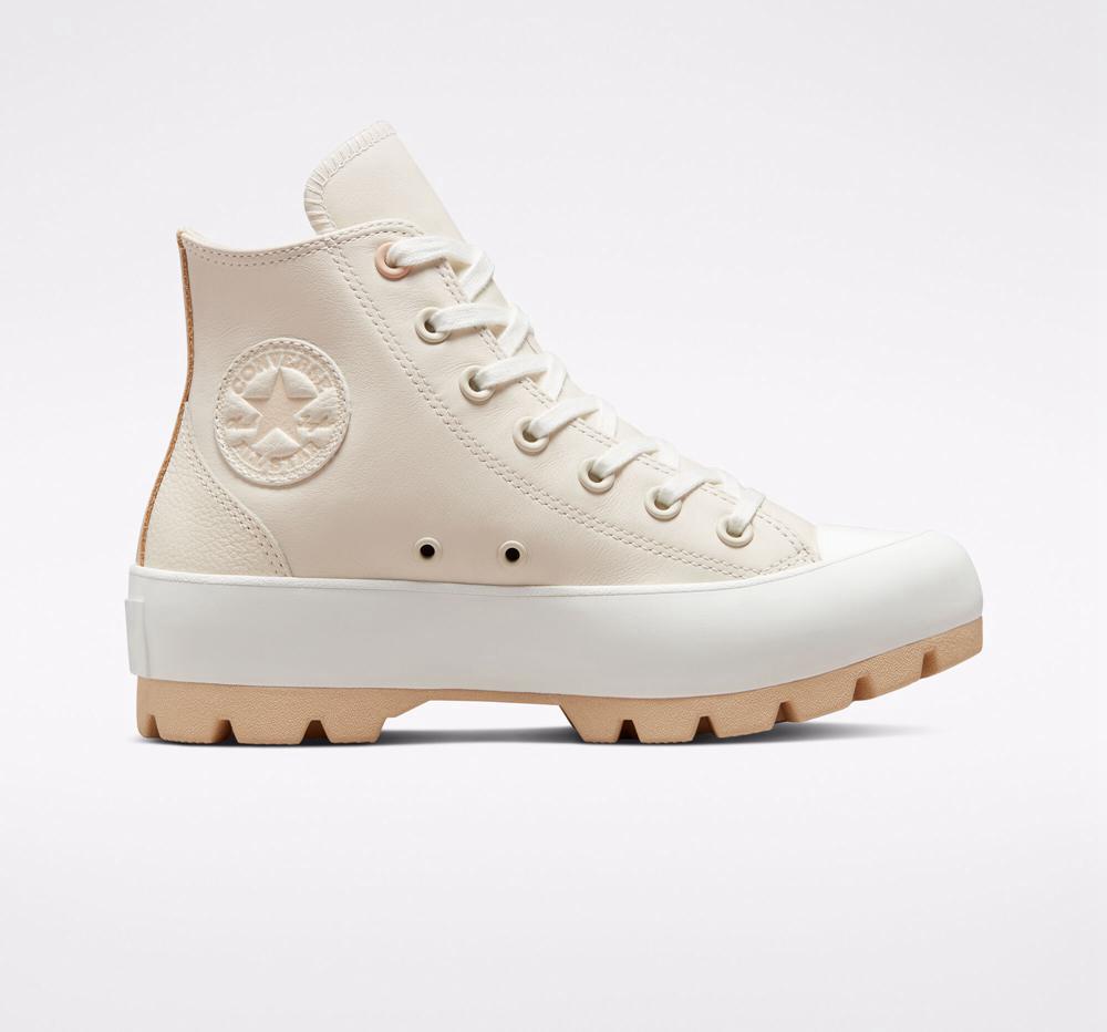 Dámské Boty Converse Lugged Chuck Taylor All Star Bílé | 069352ALT