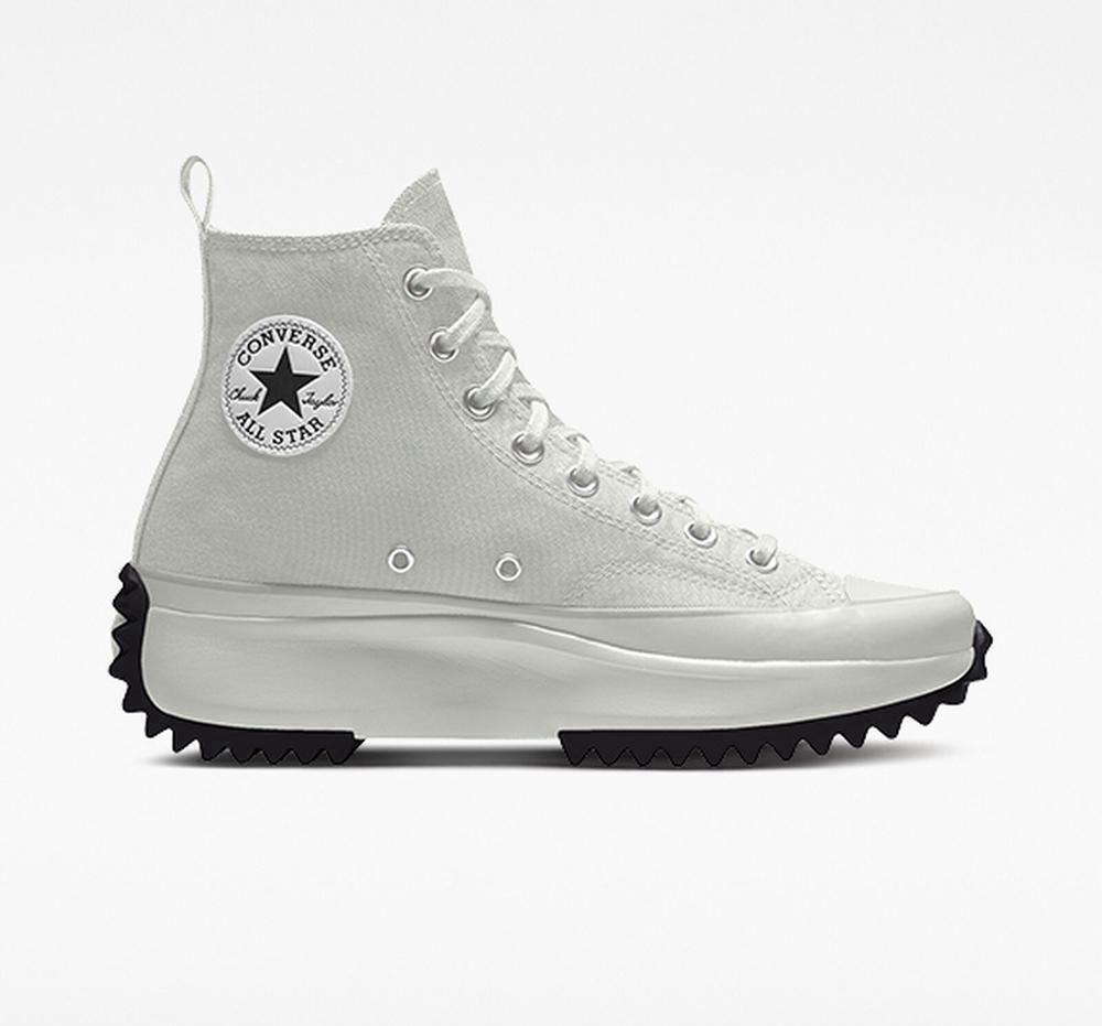 Dámské Boty Na Platformy Converse Custom Run Star Hike By You Unisex High Top Šedé | 791250FDK