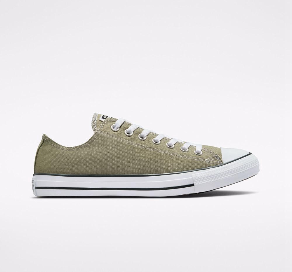 Dámské Nízké Converse Chuck Taylor All Star Seasonal Color Unisex Zelene Světle | 683752IPQ