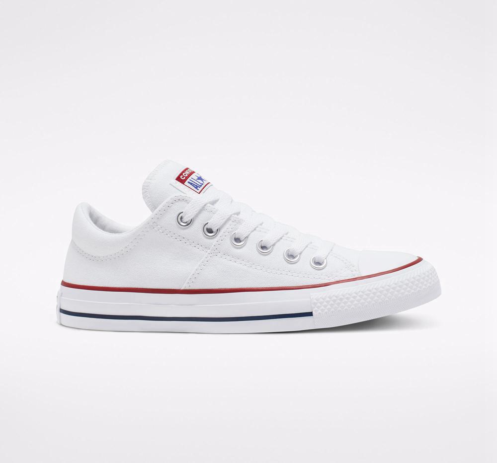 Dámské Nízké Converse Chuck Taylor All Star Madison Bílé Bílé Bílé | 871302JZG