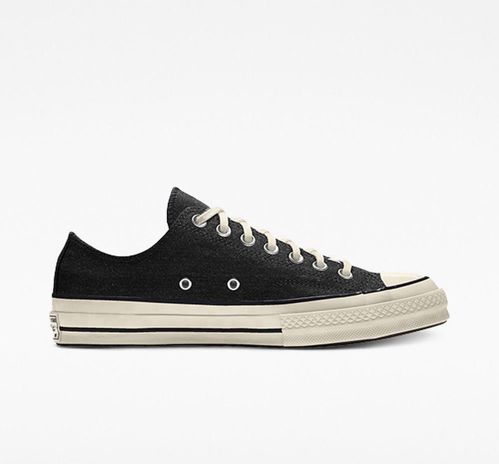 Dámské Nízké Converse Custom Chuck 70 Vintage Platene By You Unisex Blackdenim | 142589AUL