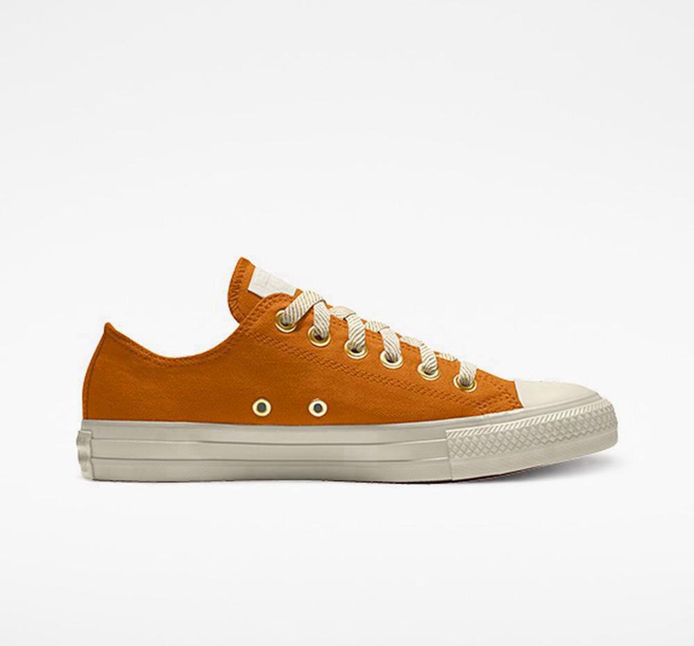 Dámské Nízké Converse Custom Chuck Taylor All Star By You Unisex Hnědé | 481603DQA