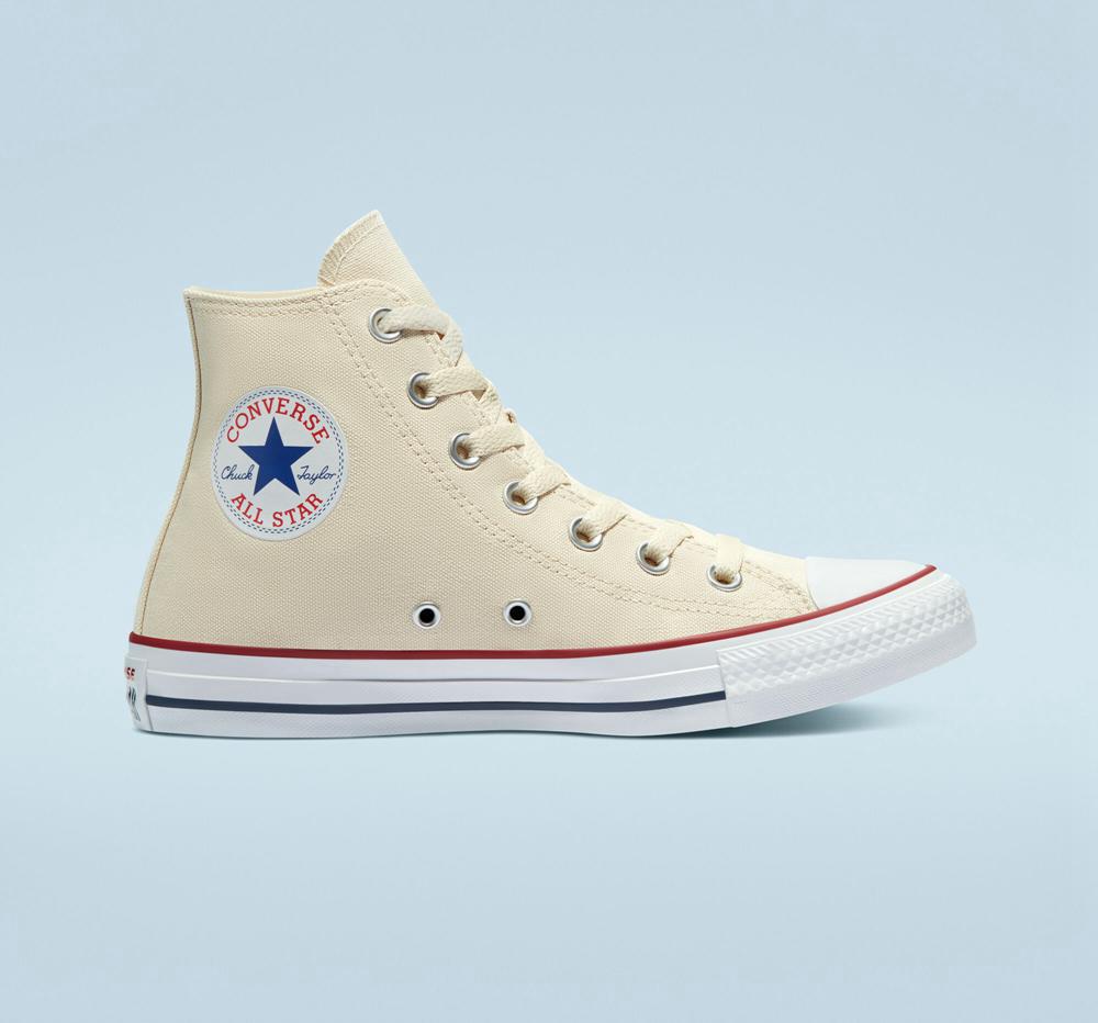 Dámské Vysoké Converse Chuck Taylor All Star Classic Unisex Natural Ivory | 018326QSX