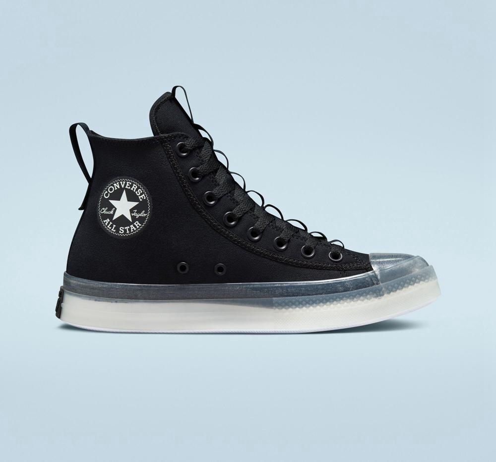 Dámské Vysoké Converse Chuck Taylor All Star Cx Explore Unisex Černé Černé Bílé | 489502FBJ