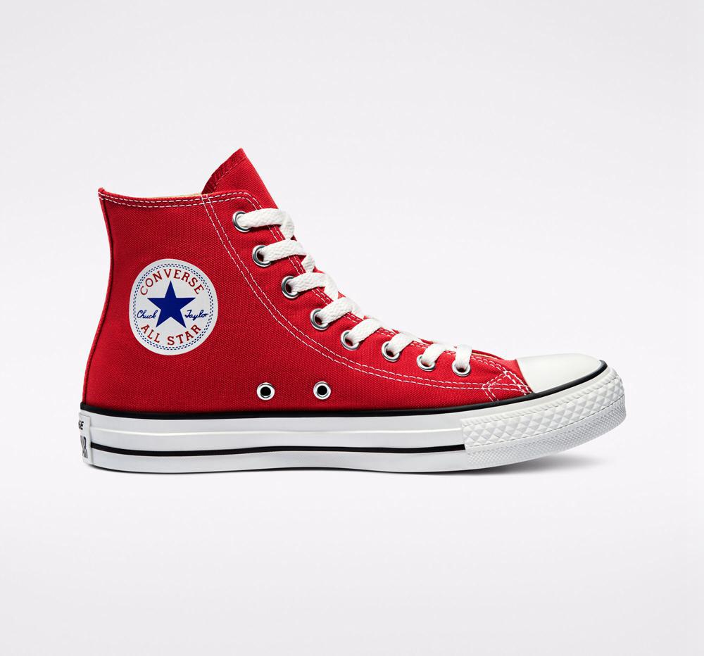 Dámské Vysoké Converse Chuck Taylor All Star Classic Unisex Červené | 782456CKX