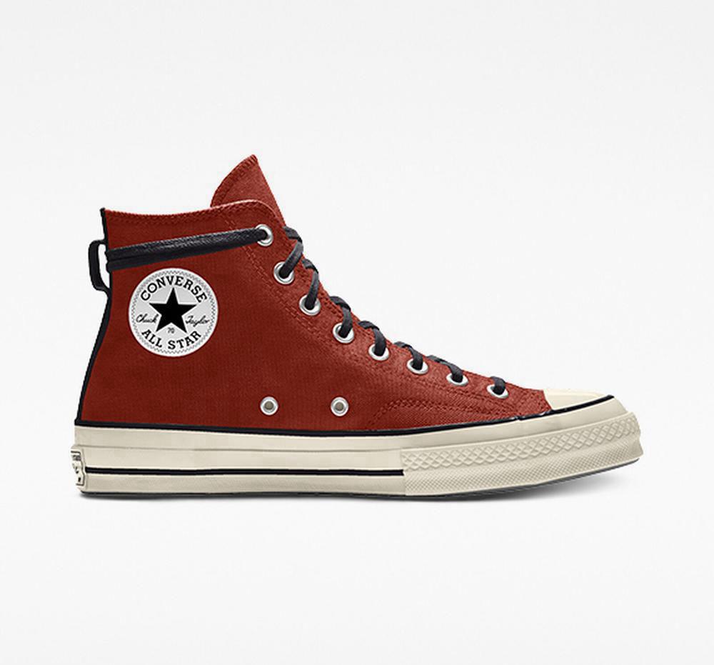 Dámské Vysoké Converse Custom Chuck 70 Vintage Platene By You Unisex Oranžové | 740386TAI