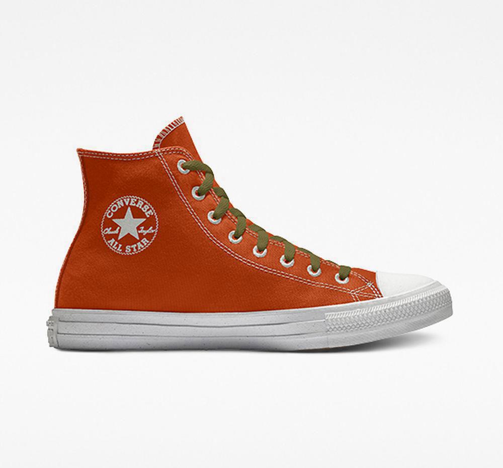 Dámské Vysoké Converse Custom Chuck Taylor All Star Surplus By You Unisex Campfireorange | 603579BTX