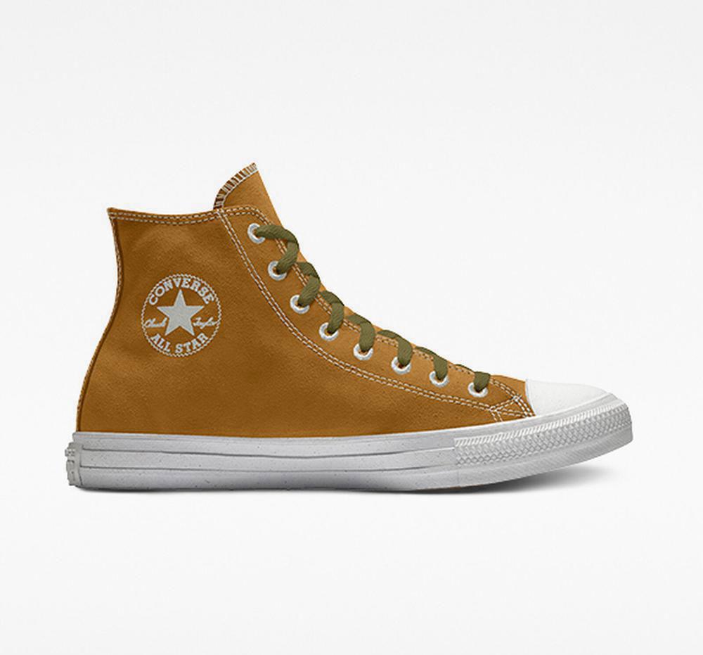 Dámské Vysoké Converse Custom Chuck Taylor All Star Surplus By You Unisex Hnědé | 648279BYP