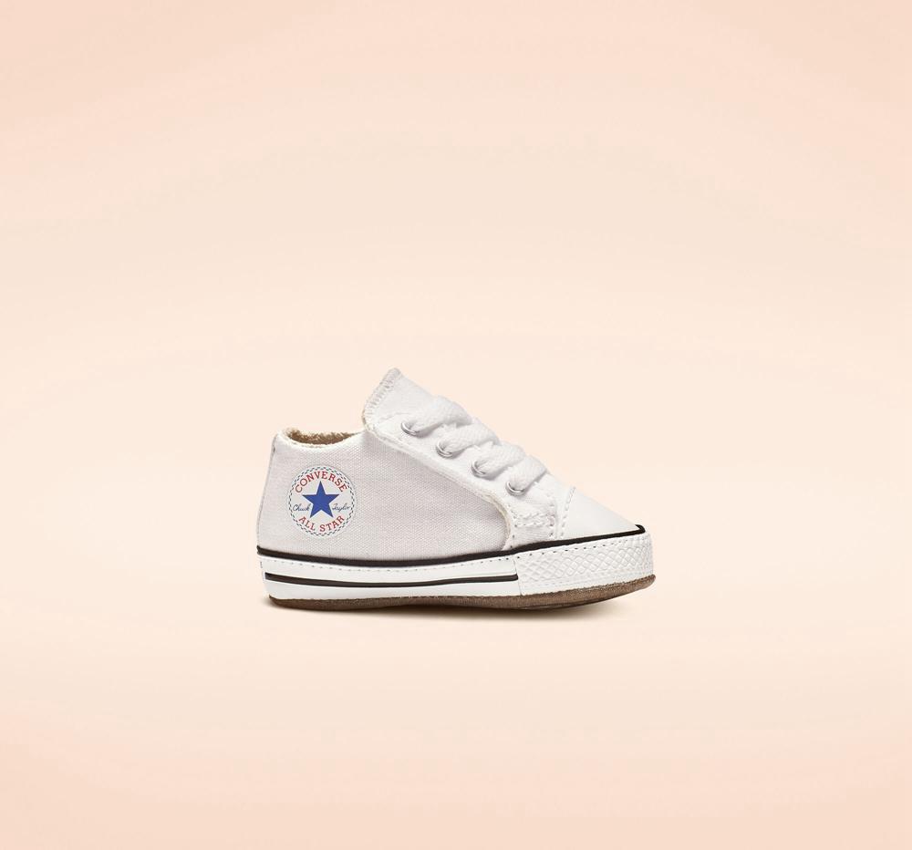 Dívčí Kotníkové Boty Converse Chuck Taylor All Star Cribster Easy On Baby Bílé Bílé | 035248GXL