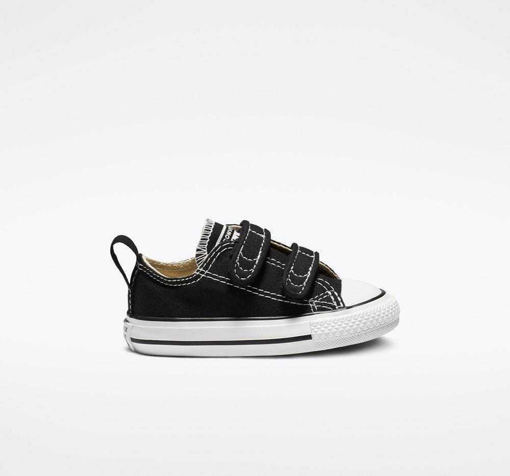 Dívčí Nízké Converse Chuck Taylor All Star Easy On Toddler Černé | 071568IKF