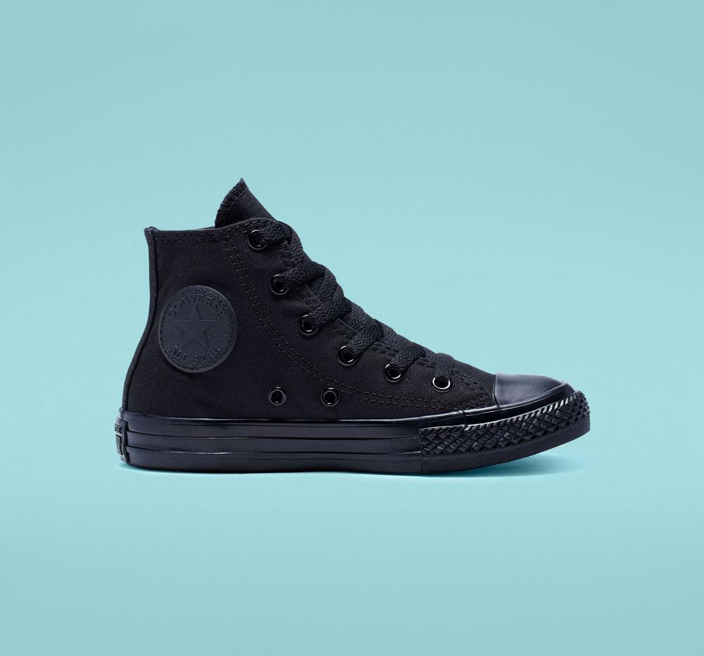 Dívčí Vysoké Converse Chuck Taylor All Star Classic Little Kids Černé | 607941HJY