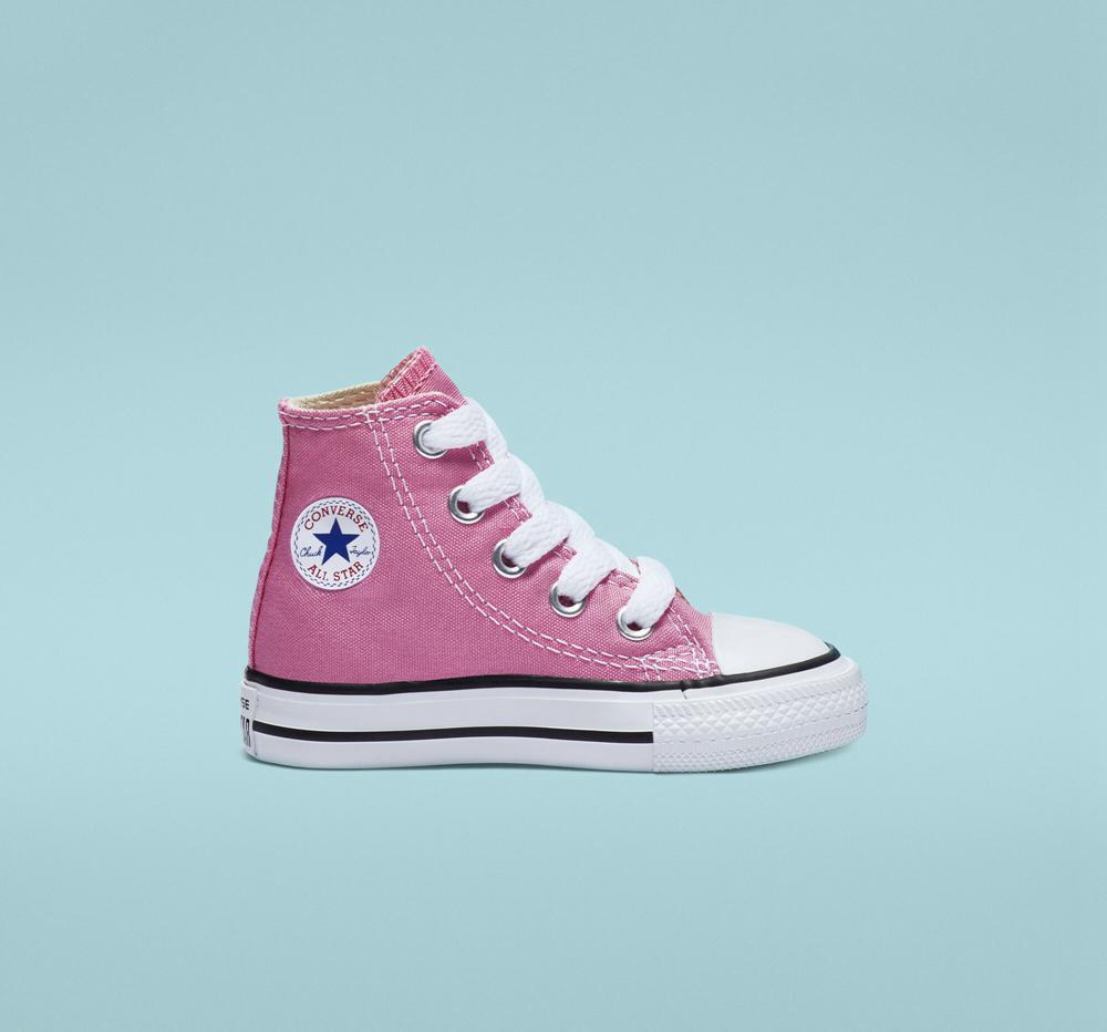 Dívčí Vysoké Converse Chuck Taylor All Star Classic Toddler Růžové | 798051IAU