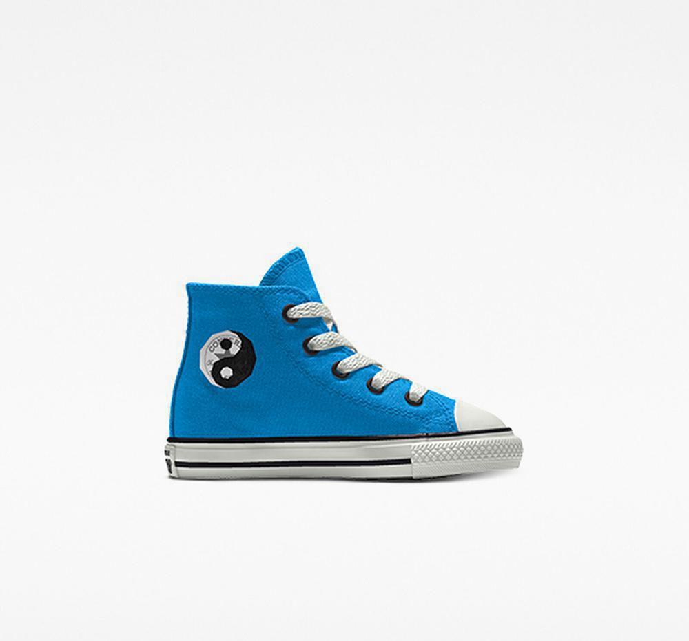 Dívčí Vysoké Converse Custom Chuck Taylor All Star By You Toddler Blankyt | 048615MNB