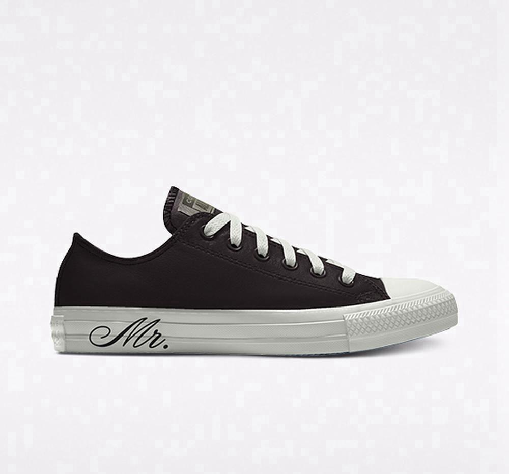 Pánské Nízké Converse Custom Chuck Taylor All Star Premium Wedding By You Unisex Černé | 528497AVD