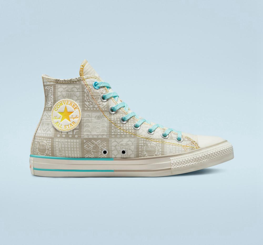 Pánské Vysoké Converse Chuck Taylor All Star Mi Gente%2C Mi Alegria Unisex Bílé | 486071EKO