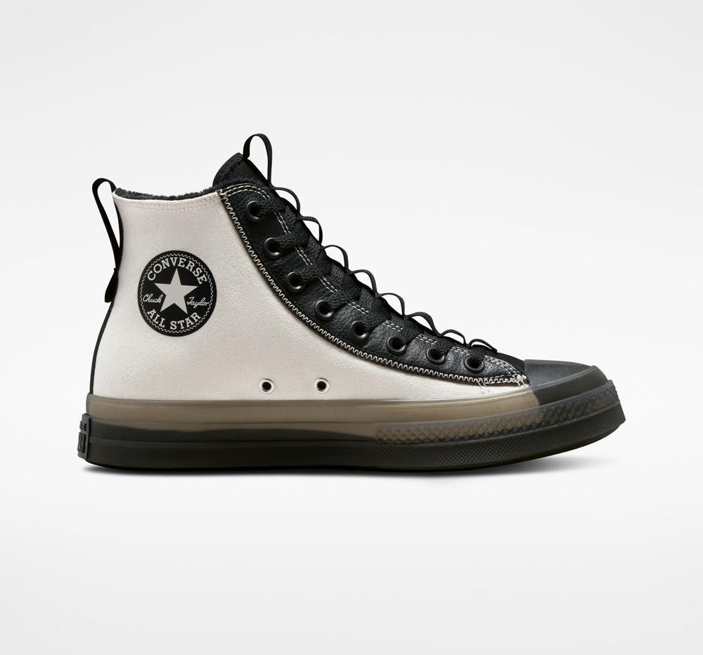 Pánské Vysoké Converse Chuck Taylor All Star Cx Explore Counter Climate Unisex Bílé Černé Černé | 589264AMO