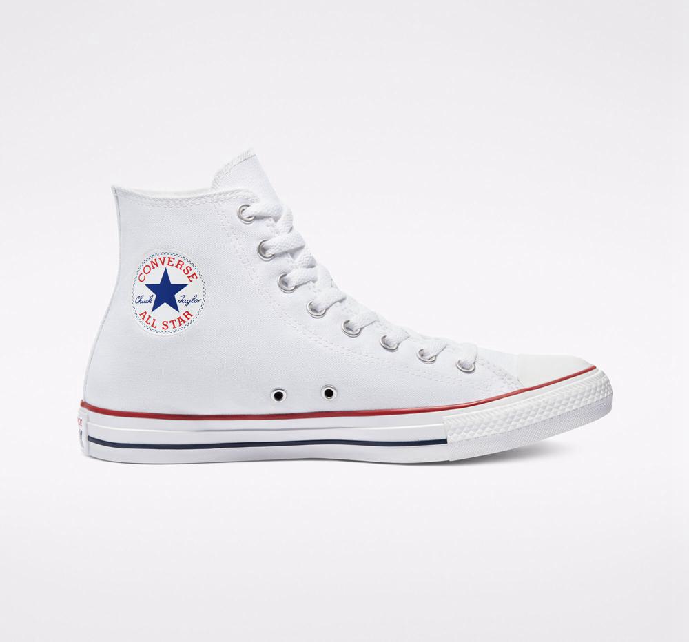 Pánské Vysoké Converse Chuck Taylor All Star Classic Unisex Bílé | 874063SWF