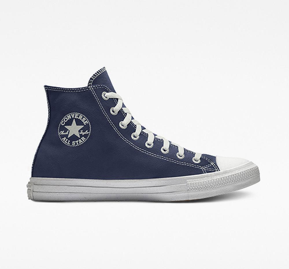 Pánské Vysoké Converse Custom Chuck Taylor All Star Surplus By You Unisex Tmavě Blankyt | 069548AIO