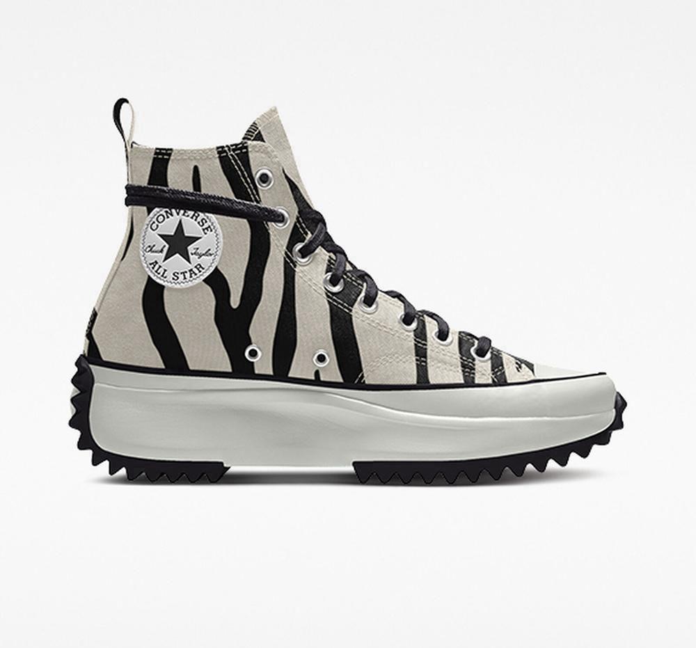 Pánské Vysoké Converse Custom Run Star Hike By You Unisex Černé Bílé | 179230AHR