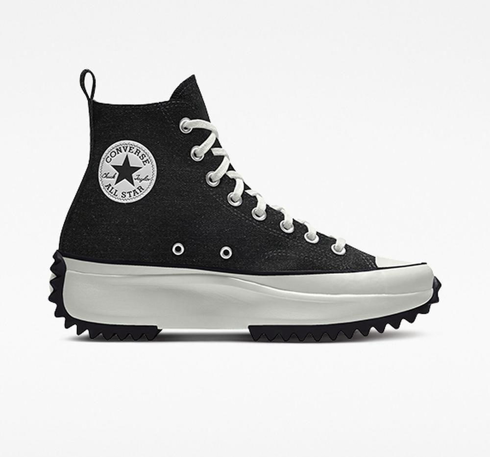 Pánské Vysoké Converse Custom Run Star Hike By You Unisex Blackdenim | 798436QRN