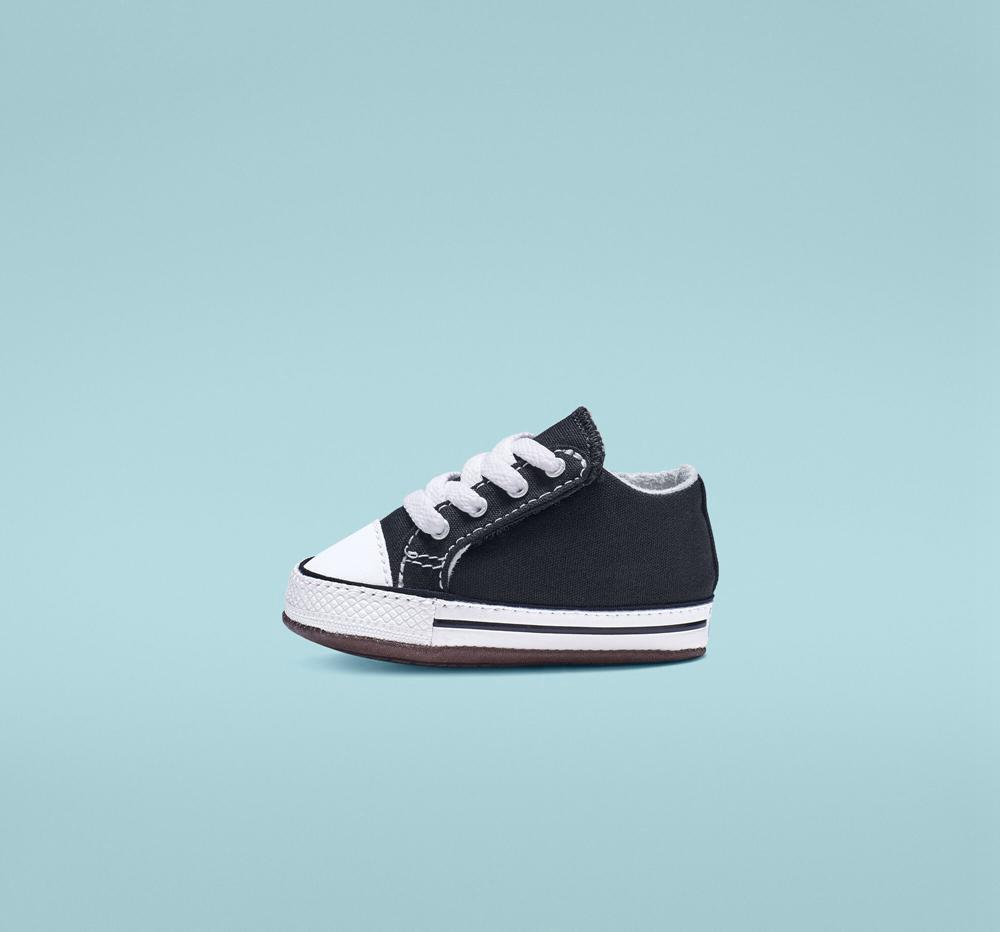 Chlapecké Kotníkové Boty Converse Chuck Taylor All Star Cribster Easy On Baby Černé Bílé | 325748TID