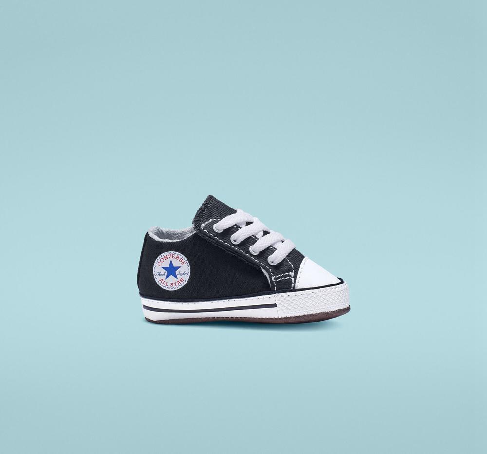 Chlapecké Kotníkové Boty Converse Chuck Taylor All Star Cribster Easy On Baby Černé Bílé | 325748TID