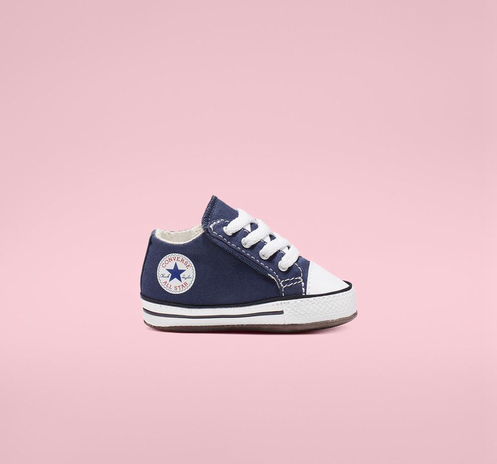 Chlapecké Kotníkové Boty Converse Chuck Taylor All Star Cribster Easy On Baby Tmavě Blankyt Bílé | 436195XPD