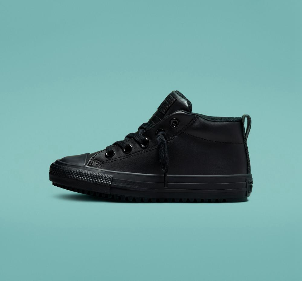 Chlapecké Kotníkové Boty Converse Chuck Taylor All Star Counter Climate Street Boot Big Kids Černé Černé Černé | 601239GKY