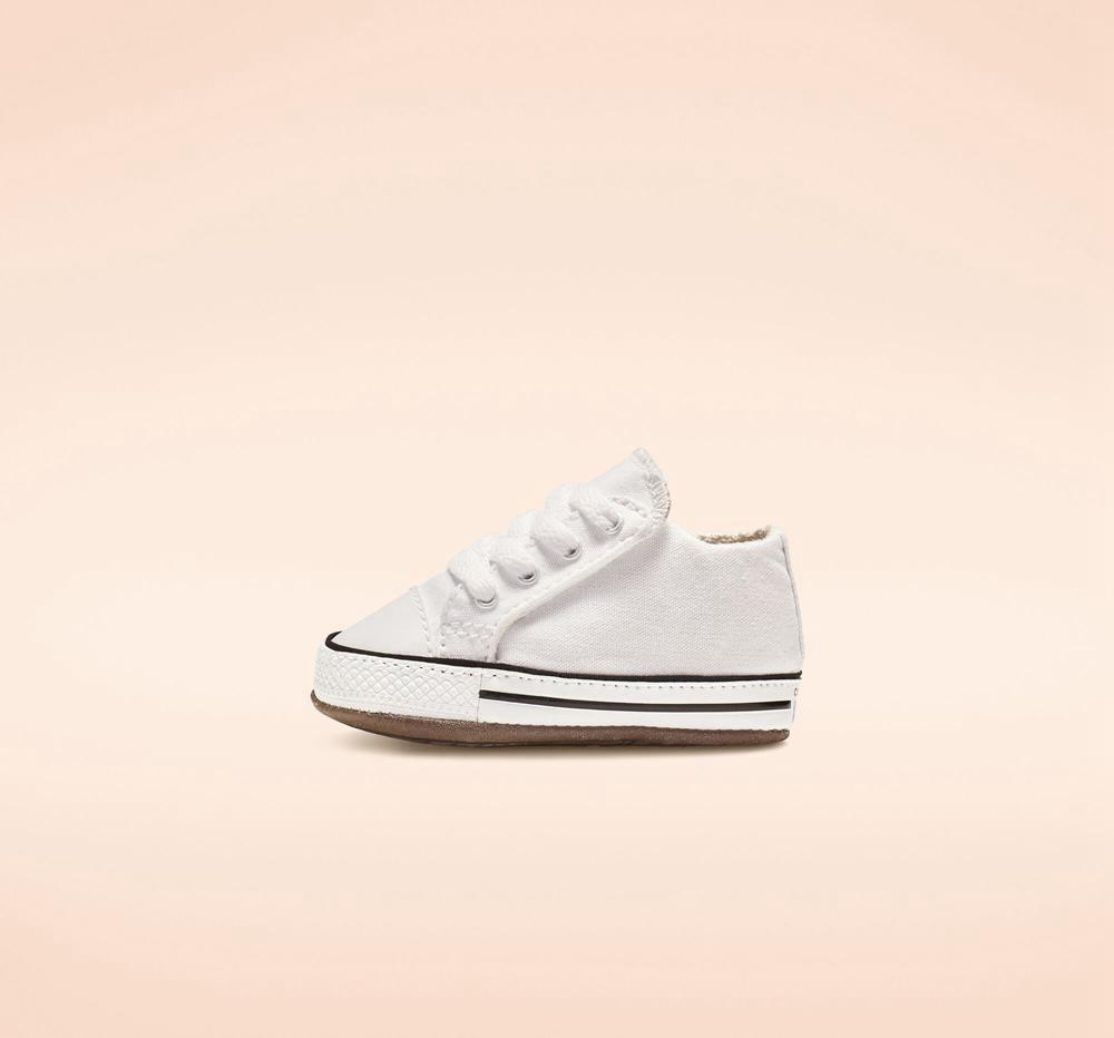 Chlapecké Kotníkové Boty Converse Chuck Taylor All Star Cribster Easy On Baby Bílé Bílé | 916824VNB