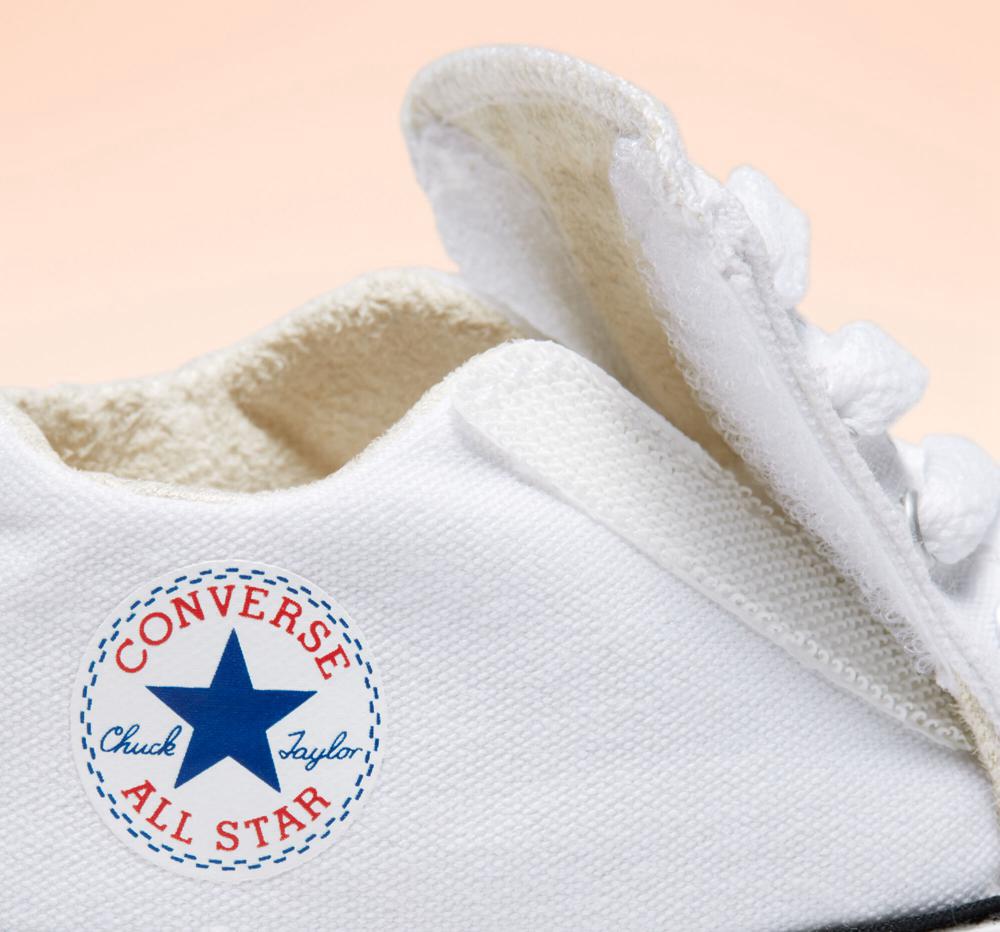 Chlapecké Kotníkové Boty Converse Chuck Taylor All Star Cribster Easy On Baby Bílé Bílé | 916824VNB