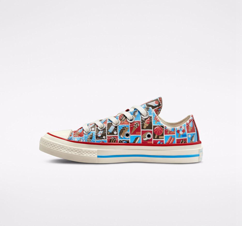 Chlapecké Nízké Converse Chuck 70 Frozen Treats Little Kids Červené Blankyt | 894260XCZ