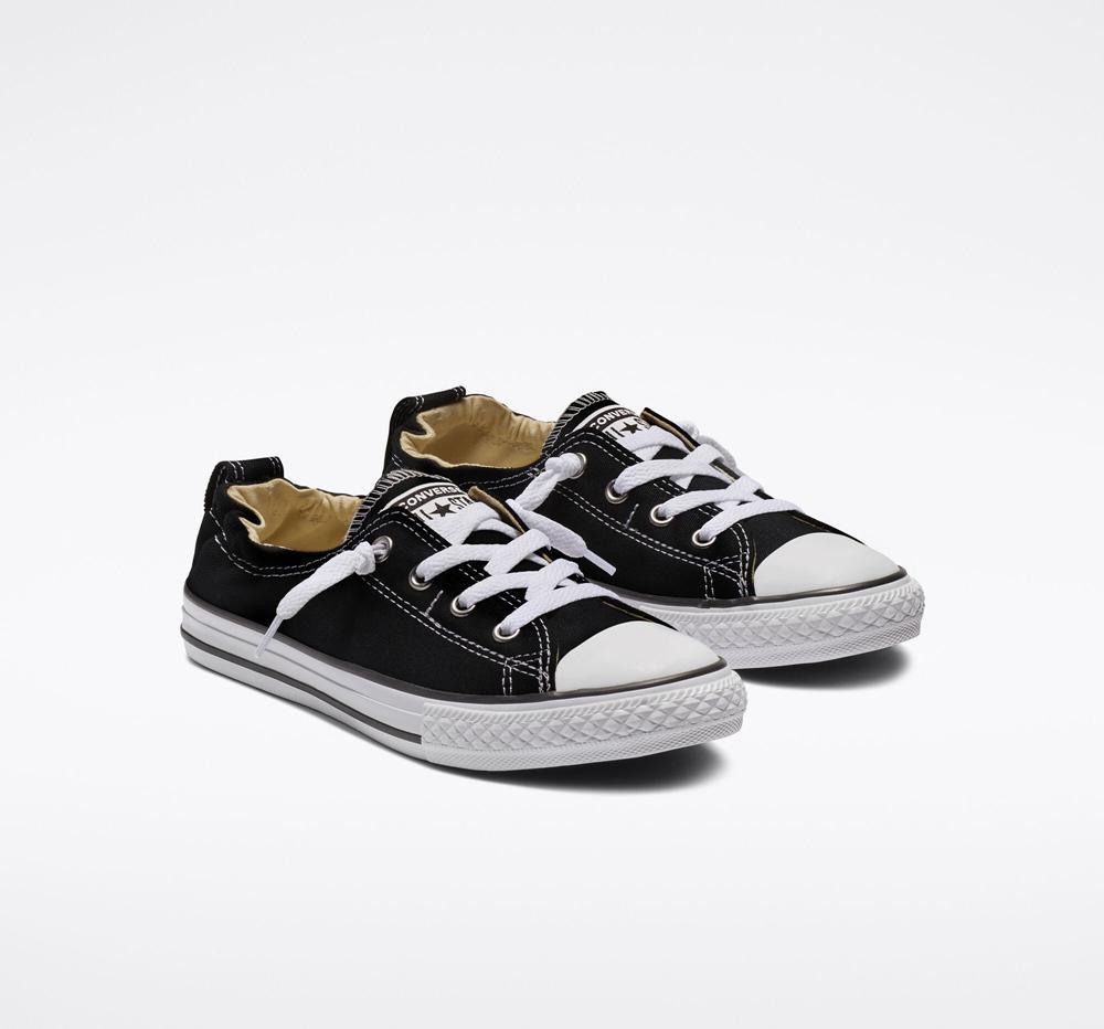 Chlapecké Nízké Converse Chuck Taylor All Star Shoreline Slip Big Kids Černé | 157982JTH