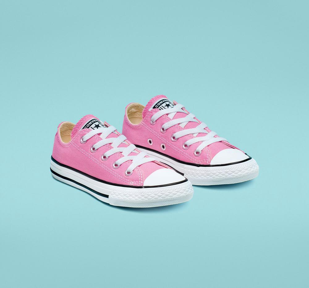 Chlapecké Nízké Converse Chuck Taylor All Star Classic Little Kids Růžové | 268457OPU