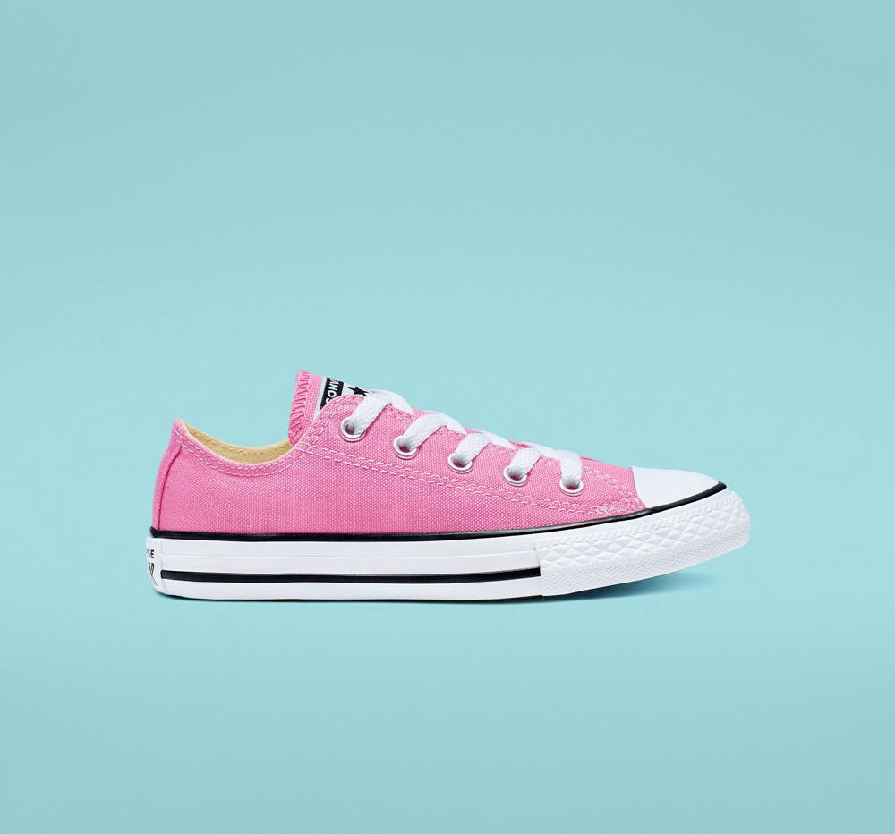 Chlapecké Nízké Converse Chuck Taylor All Star Classic Little Kids Růžové | 268457OPU