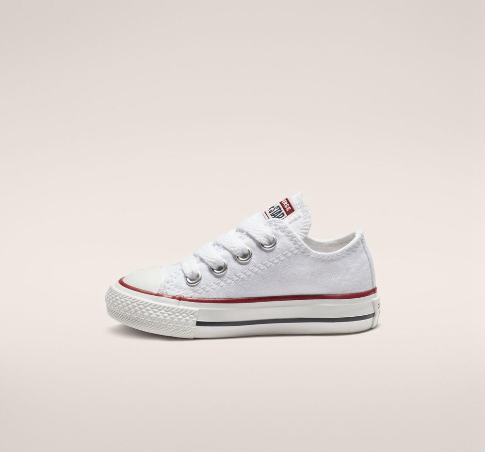 Chlapecké Nízké Converse Chuck Taylor All Star Classic Toddler Bílé | 302974BAS