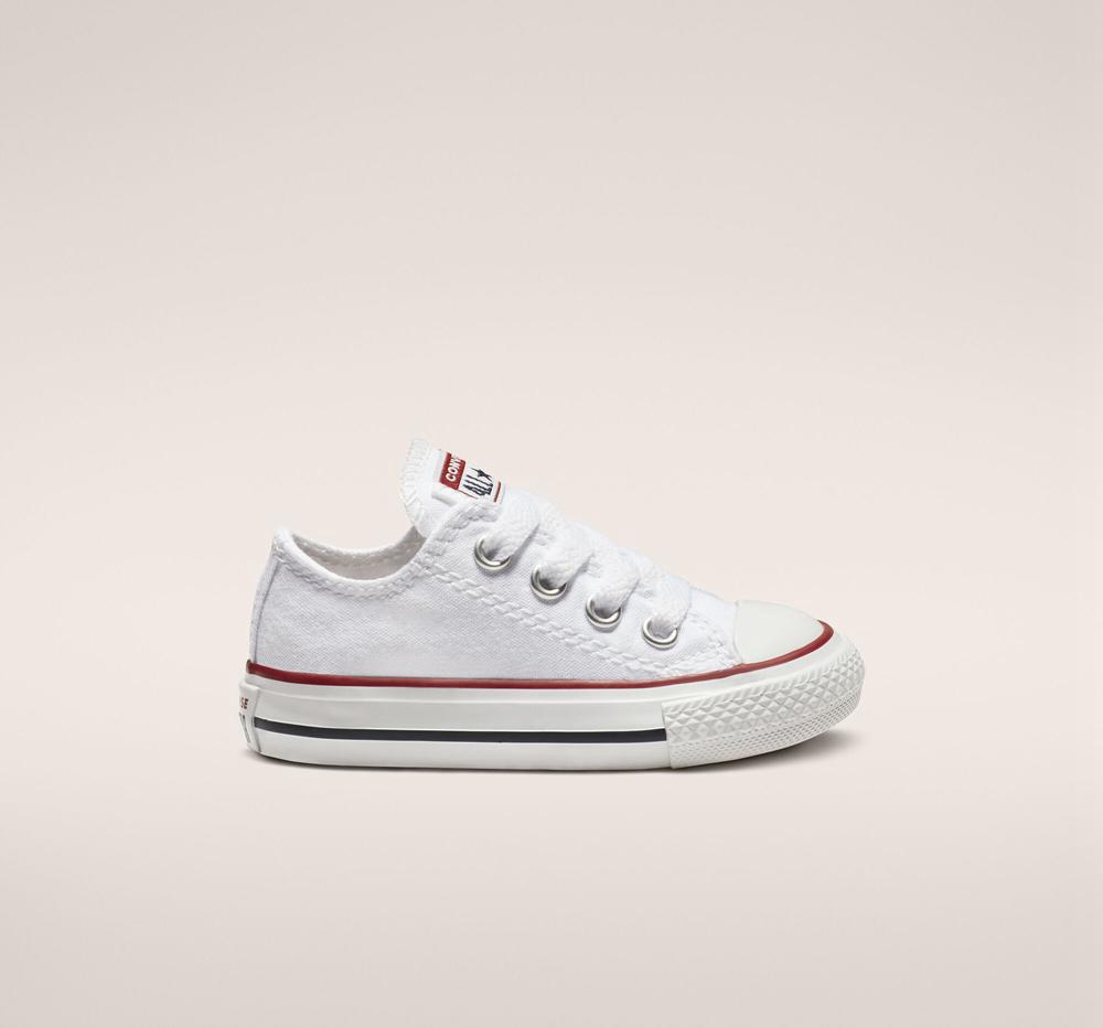 Chlapecké Nízké Converse Chuck Taylor All Star Classic Toddler Bílé | 302974BAS