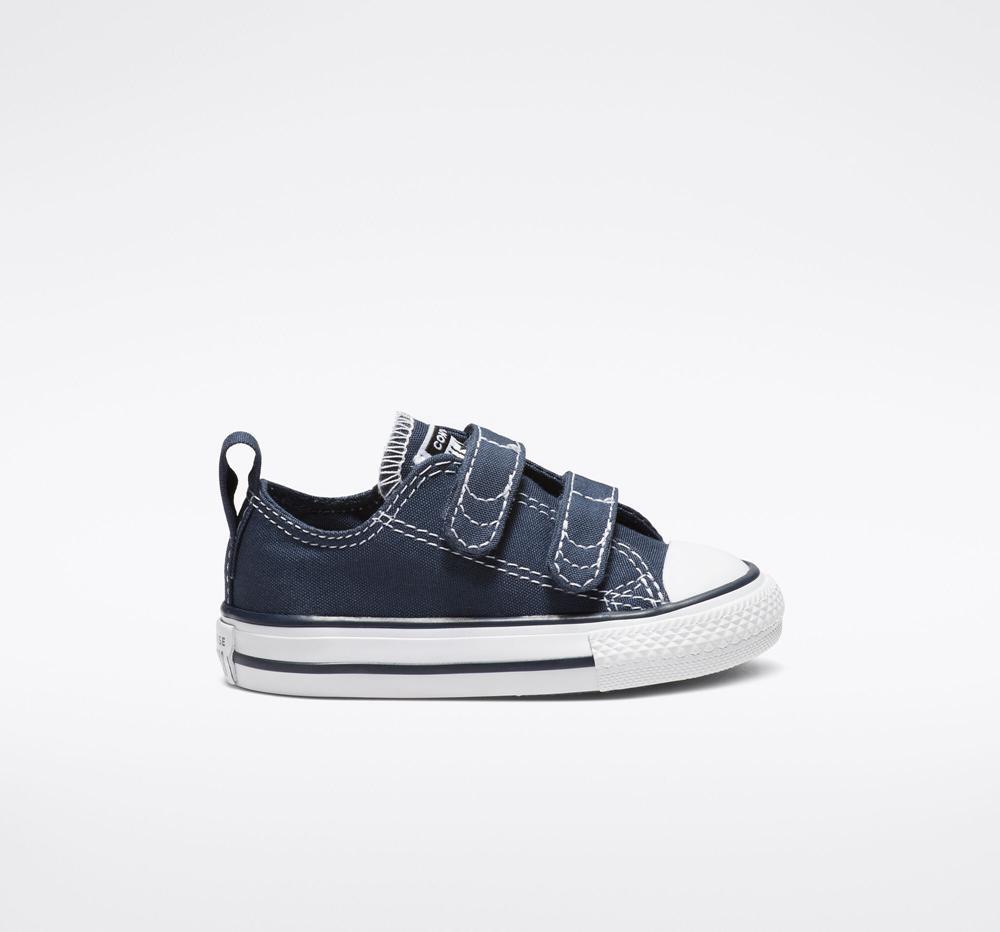 Chlapecké Nízké Converse Chuck Taylor All Star Easy On Toddler Tmavě Blankyt Bílé | 387269MYR