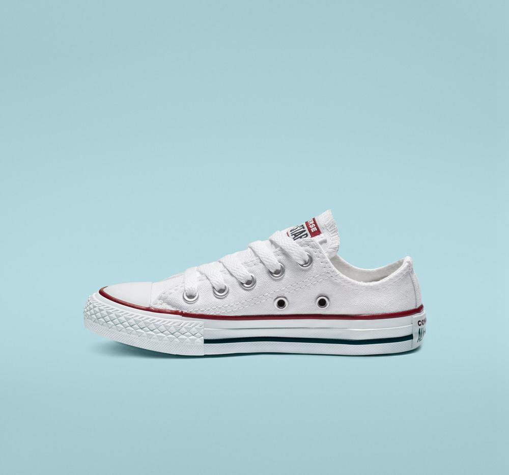 Chlapecké Nízké Converse Chuck Taylor All Star Classic Little Kids Bílé | 739510WAK