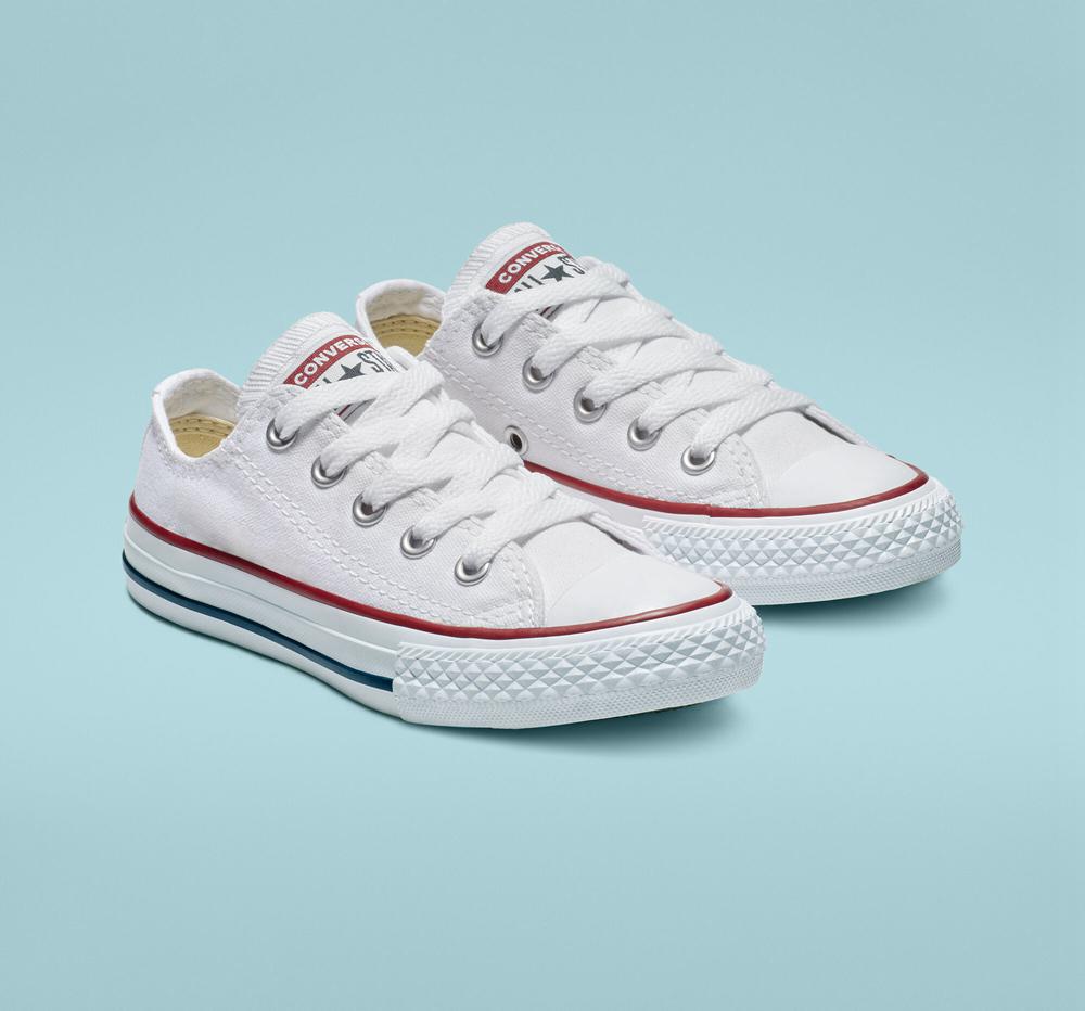 Chlapecké Nízké Converse Chuck Taylor All Star Classic Little Kids Bílé | 739510WAK