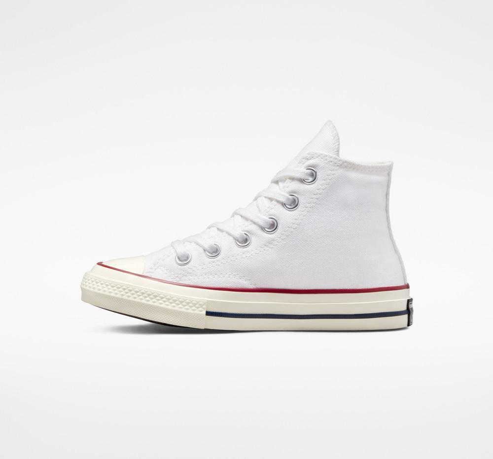 Chlapecké Vysoké Converse Chuck 70 Vintage Platene Little Kids Bílé | 605432ECH