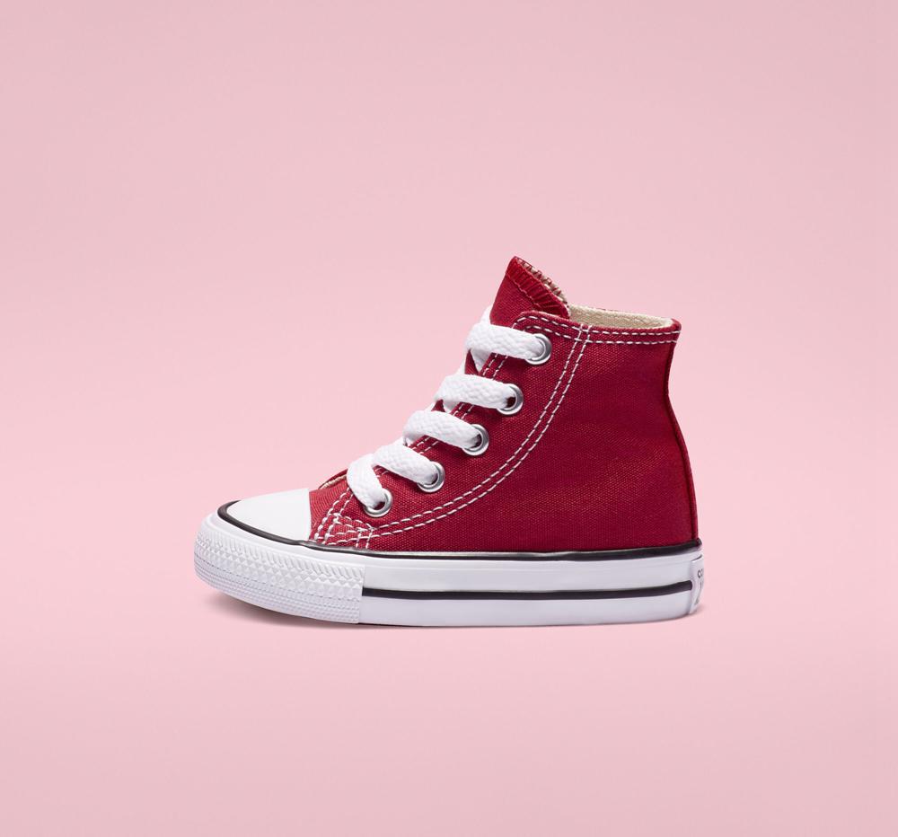 Chlapecké Vysoké Converse Chuck Taylor All Star Classic Toddler Červené | 190423TKO