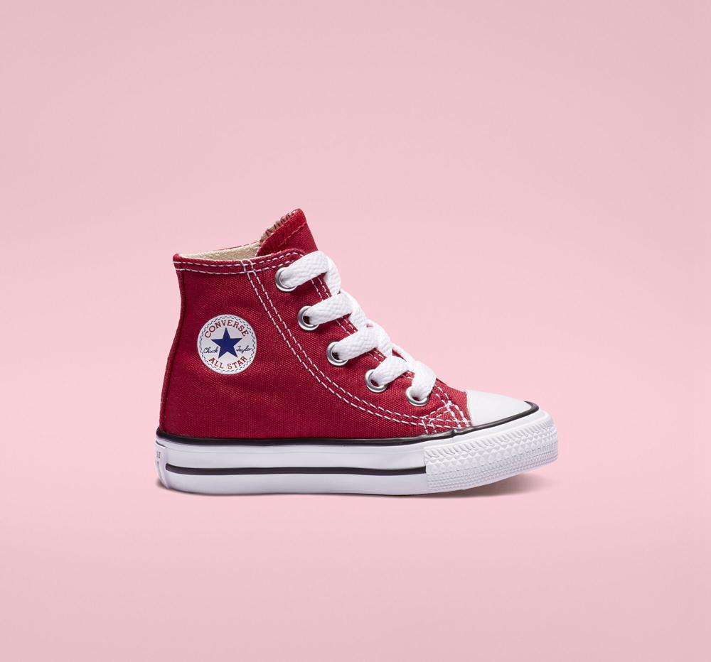 Chlapecké Vysoké Converse Chuck Taylor All Star Classic Toddler Červené | 190423TKO