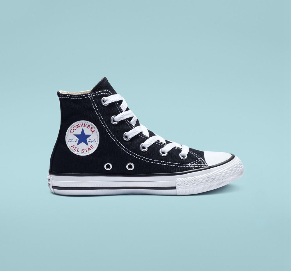 Chlapecké Vysoké Converse Chuck Taylor All Star Classic Little Kids Černé | 194853VAL