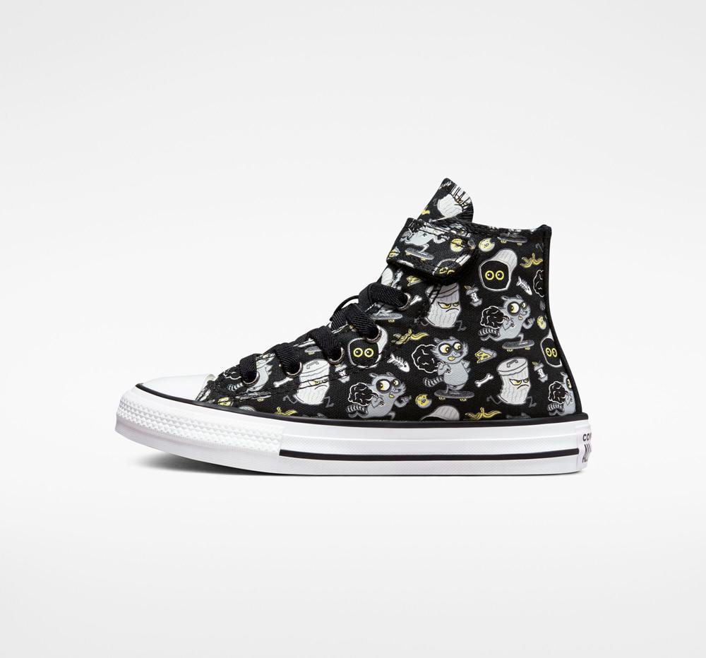 Chlapecké Vysoké Converse Chuck Taylor All Star Easy On Raccoons Little Kids Černé Šedé | 206987WND