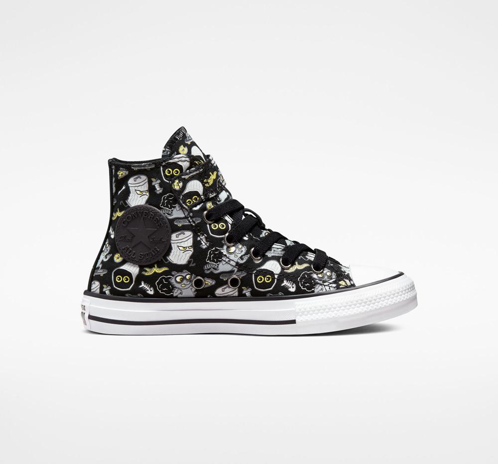 Chlapecké Vysoké Converse Chuck Taylor All Star Easy On Raccoons Little Kids Černé Šedé | 206987WND