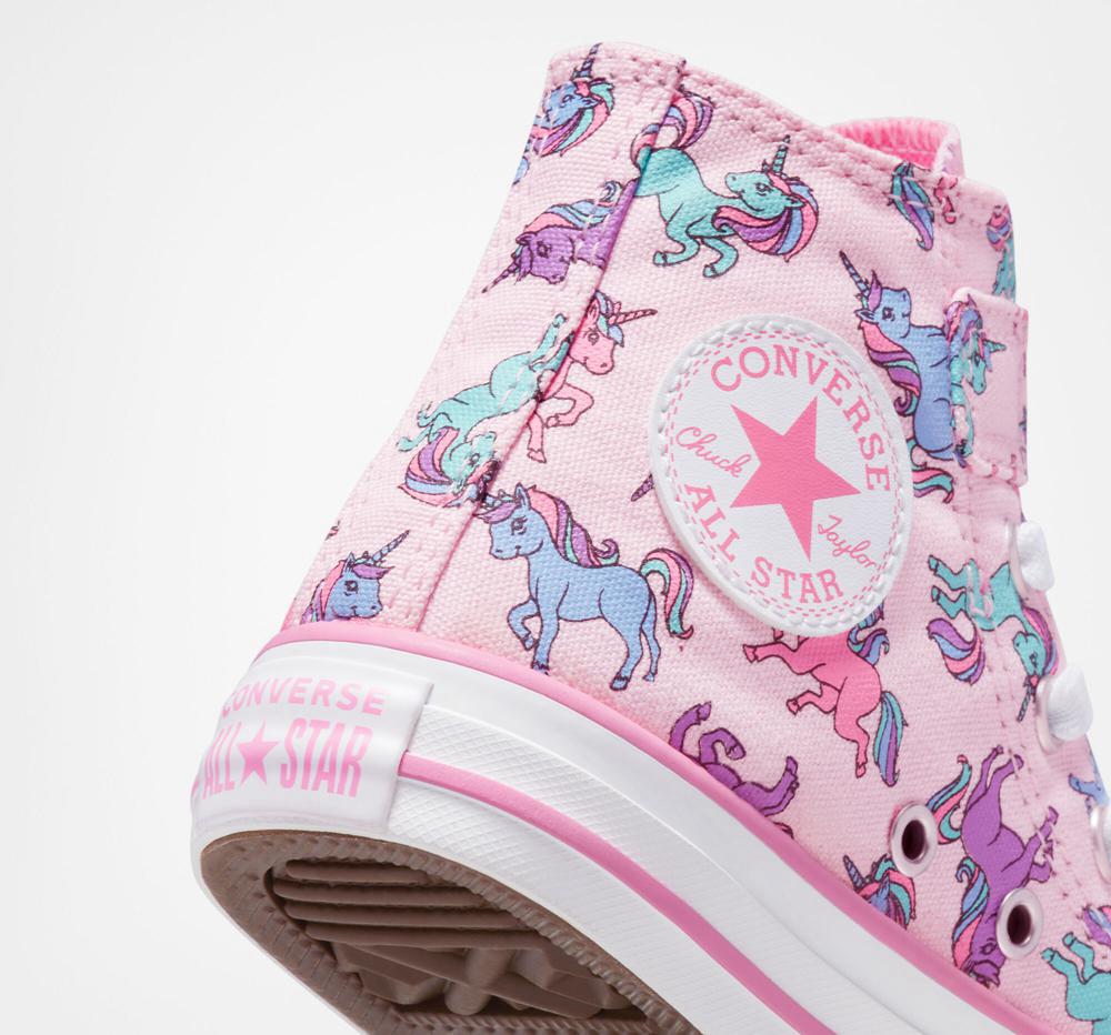 Chlapecké Vysoké Converse Chuck Taylor All Star Easy On Unicorns Little Kids Růžové Růžové Blankyt | 278309NXT