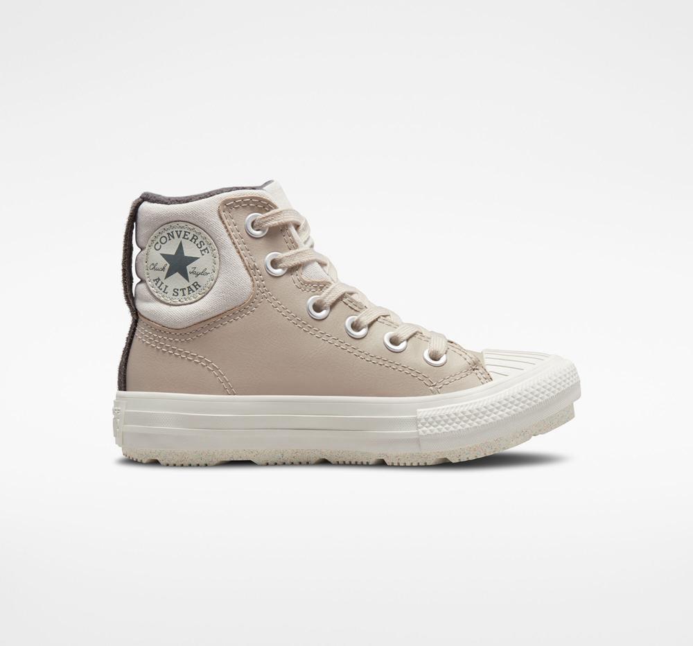 Chlapecké Vysoké Converse Chuck Taylor All Star Berkshire Boot Counter Climate Little Kids Světle Šedé | 297835GHZ