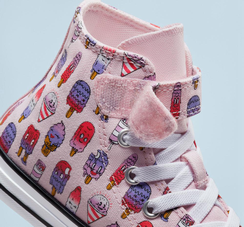 Chlapecké Vysoké Converse Chuck Taylor All Star Easy On Frozen Treats Little Kids Růžové Růžové | 407183BET